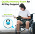 AUVON Cooling Gel Wheelchair Seat Cushion for Sciatica, Back Pain Relief, Breathable Memory Foam with Anti-Slip Cover