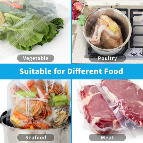 Large Seafood Cooking & Storage Bags - Perfect for Fish, Crab, Shrimp & Veggies