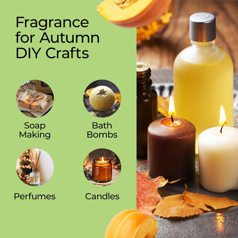 Good Essential Professional Pumpkin Pie Fragrance Oil, 1 fl oz / 30ml for Candles, Diffusers, Soaps, Lotions