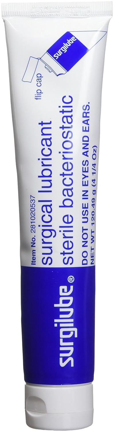 Surgilube Lubricant, 4-1/4 Ounce Tube, Flip-Cap