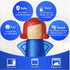 Packed Microwave Steam Cleaner Make Your Heater Sanitary without Fussy or Heavy Duty,Angry-Mama Durable Plastic Kitchen