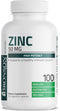 Bronson Zinc 50mg Complex (Zinc Oxide & Zinc Picolinate) High Potency Immune Support Supplement, 100 Vegetarian Capsules