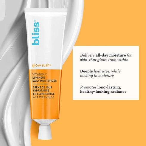 Bliss Glow Rush Luminous Daily Brightening Moisturizer for Radiant Skin