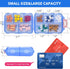 Shiritany 189 10 1 Pack) Travel Pill Organizer with Medicine Labels, Compartments Small Pill Case Compact and Portable
