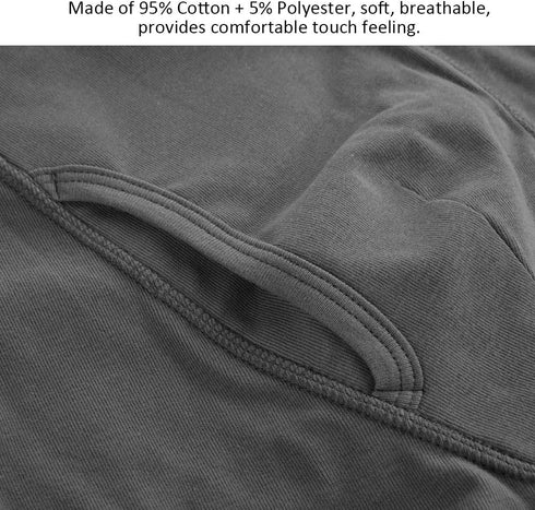 Incontinence Underwear for Men, Cotton Breathable Washable Reusable with Maximum Absorbency (M)