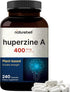 NatureBell Huperzine A 400mcg, 240 Capsules - Premium Brain Health Supplement for Focus, Cognition, Memory, Learning