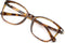 VisionGlobal Blue Light Blocking Glasses for Women/Men, Anti Eyestrain, Stylish Square Frame, Anti Glare (+2.50