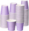 3 oz Small Disposable Mouthwash Cups, 100 Packs Bathroom Paper Cups, Espresso Paper Cups, Purple for Home Rvs Campers