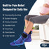 Pack 1 Hilph Full Foot Ice Gel Sock for Hot & Cold Therapy - Reusable Cooling Sock for Toe Pain, Plantar Fasciitis
