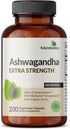 Futurebiotics Ashwagandha Extra Strength - 200 Vegetarian Capsules, Stress & Mood Support with BioPerine, Non-GMO