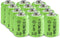 JINTION 1/3 Rechargeable AAA 150mAh Button Top NiMH Battery, 12 Pack for Solar Lights