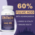 60,000 MG Shilajit Pure Himalayan Organic Capsules - 120 Capsules for Energy Boost & Immune Support