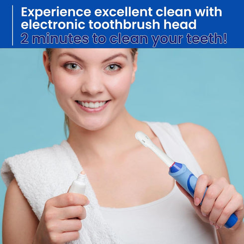 Replacement Brush Heads, 16-Pack, Compatible with Oral B Double Clean Design, Braun Oral-B Dual Clean