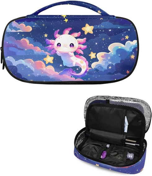 Galaxy Axolotl Insulin Pens Holder Insulated Bag for Diabetic Supplies, Carrying Case for Insulin Pens