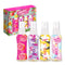 Body Mist Set for Women, 4 pcs - Travel Size Perfume, Vegan Perfumes, 650 to 1000 Sprays