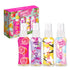 Body Mist Set for Women, 4 pcs - Travel Size Perfume, Vegan Perfumes, 650 to 1000 Sprays