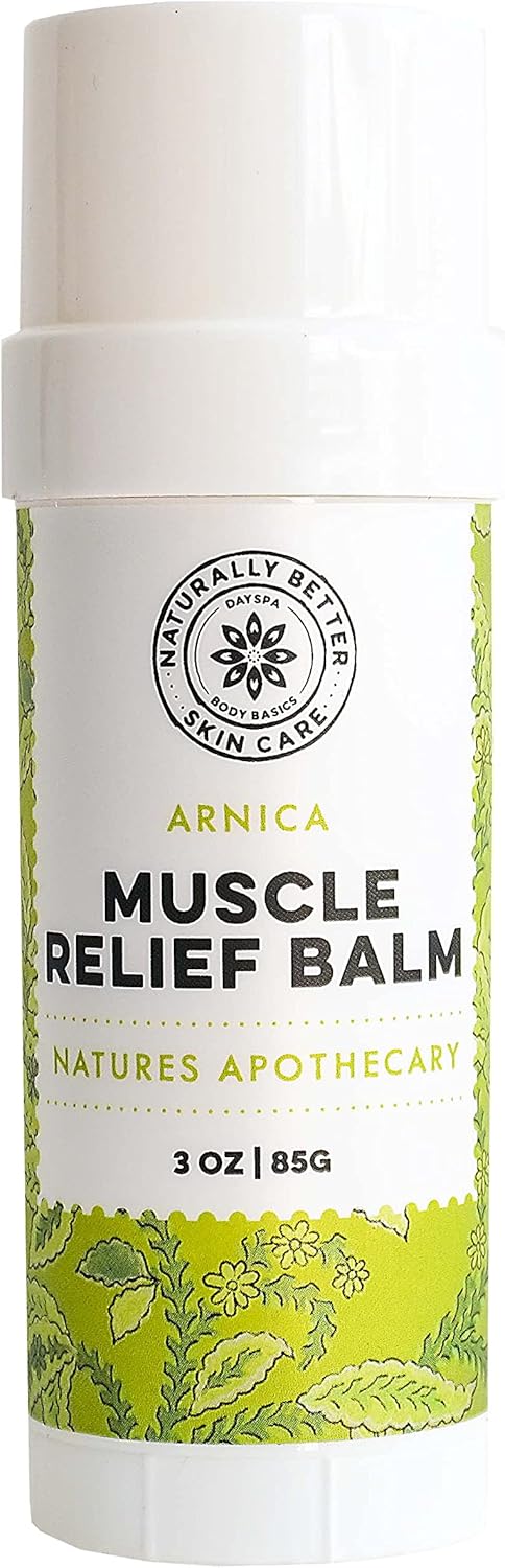 All-Natural Arnica Muscle Balm, Plant-Based Topical Relief for Swelling & Bruising, Made in USA