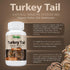 Immune 1000 120 Parker Naturals Turkey Tail Mushroom Capsules - Organic Mushroom Supplement for System Health Support