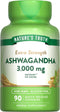 Nature's Truth Ashwagandha Capsules 3000mg, 90 Count, Extra Strength Non-GMO & Gluten Free Root Supplement