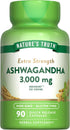 Nature's Truth Ashwagandha Capsules 3000mg, 90 Count, Extra Strength Non-GMO & Gluten Free Root Supplement