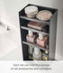 Yamazaki Home Tower Jewelry & Makeup Organizer, Standup Cosmetic Storage Box Display Case - Flat Abs Plastic