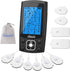Dual Channel TENS Unit, 24 Modes Muscle Stimulator Machine with 10 Pads for Pain Relief and Electric Pulse Massage