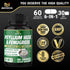BMVINVOL Psyllium Husk Fiber Supplement with Fenugreek, Apple Cider Vinegar, Turmeric, Ginger, Black Pepper - 60