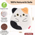 Pack Cat Microwave Heating Pad for Period Cramps, Moist Heat for Menstrual, Muscle Pain Relief Stuffed Animal Heating