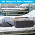 Saula 3 1 Set in Flexible Bed Wedge Pillow for After Surgery Side Sleeper, Triangle Bed Wedges & Body positioners