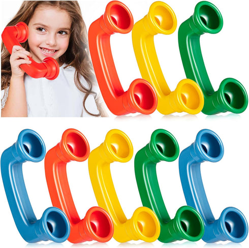 KFPPLXQ Whisper Reading Phones 8 Pcs Hear Myself Sound Phone Speech Therapy Toy