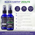 Black Earth Zeolite with Humic Fulvic Acids, 1oz Liquid Pump Spray Supplement for Gut Health, Immune Support (2 Pack)