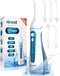 Water Dental Flosser Cordless for Teeth - Nicwell 4 Modes Oral Irrigator, Portable, Rechargeable, IPX7 Waterproof