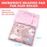 Heating Pad Microwavable Hot Pack, Pain Relief for Muscle Pain, Neck, Shoulders, Arthritis, Colic, Upset Stomach