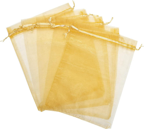 Volcanic 50PCS 6X9 Inch Sheer Drawstring Organza Gift Bag Jewelry Pouch for Party Wedding Favor Candy Display