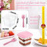 Wuqoioo 100 Pack 12 Oz Dessert Cups, Yogurt Parfait Cups With Lids Plastic Cups With Lids Square Cake Containers