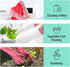 Reusable Rubber Gloves for Dishwashing, 4 Pairs, Household Cleaning Gloves for Washing Dishes, Small