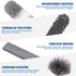 9Pcs Dusters for Cleaning Kit - Extendable Microfiber Duster Tools with 100" Long Pole for Home Use