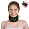 Neck Brace Cervical Collar, Soft Neck Support for Pain Relief, Adjustable for Sleeping, Travelling, Office (Black, L)
