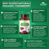 Zazzee USDA Organic Cranberry 25:1 Extract, 12,500 mg Strength, 100 Vegan Capsules, Certified Organic, Non-GMO