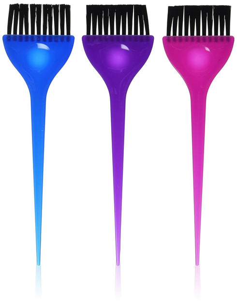 Soft 'N Style 3 Piece Translucent Dye Brush Set