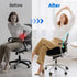 SofterCharm Tailbone/Sciatica Seat Cushion, Memory Foam Chair Cushions for Easing, Chair Pillow with Handles for Car