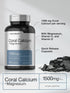Horbaeach Coral Calcium, 1500mg, 150 Capsules, Plus Magnesium, Non-GMO, Gluten Free Supplement