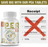 1500 MG Palmitoylethanolamide with Luteolin 98% & Turmeric, High Absorption Micronized Pea Supplement, 60 Tablets, USA