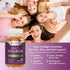 Collagen Gummies with 2500mcg Biotin, Vitamin C & Zinc, 120 Count - Hydrolyzed Type 1 & 3 Collagen Peptides Supplement
