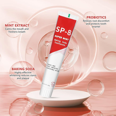 Xihongshi 2Pcs ProbioticSp-8 8 SP-8 Sp-8,SP8 Super Toothpaste, Sp Pasta Dental, Toothpaste, Pasta Dental Probiotic