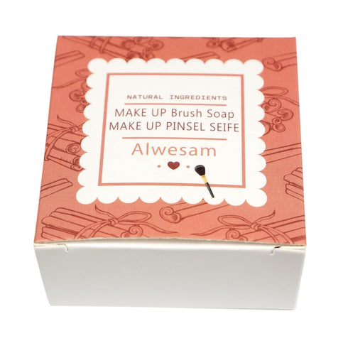Makeup Brush Sponge Soap Cleaner with Silicone Scrubber Cleaning Mat (Small,2.12 oz)
