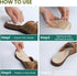 Welnove Arch Support Inserts for Plantar Fasciitis - Self Adhesive Gel Arch Supports for Flat Feet and Foot Pain Relief