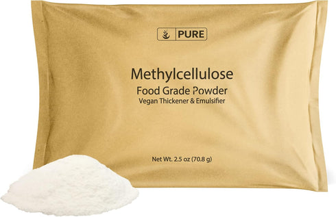 Pure Original Ingredients Methylcellulose (2.5 oz) - Always Pure, Food Grade Thickener & Emulsifier