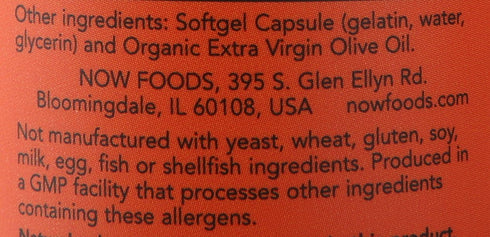 NOW Vitamin D-3 5,000 IU, 120 Softgels