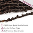 Niseyo Butterfly Locs Crochet Hair, 12 Inch, 1 Pack Pre-Looped Distressed Locs Crochet Braids (T30)